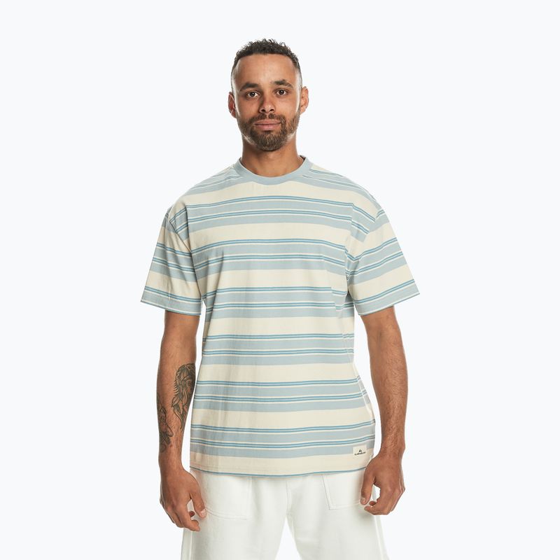 Quiksilver Eco YD Stripe Tee blue fog eco stripe tee férfi póló