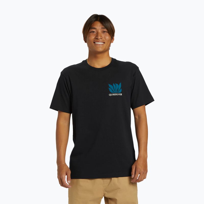 Quiksilver Natural Forms Mor black férfi póló