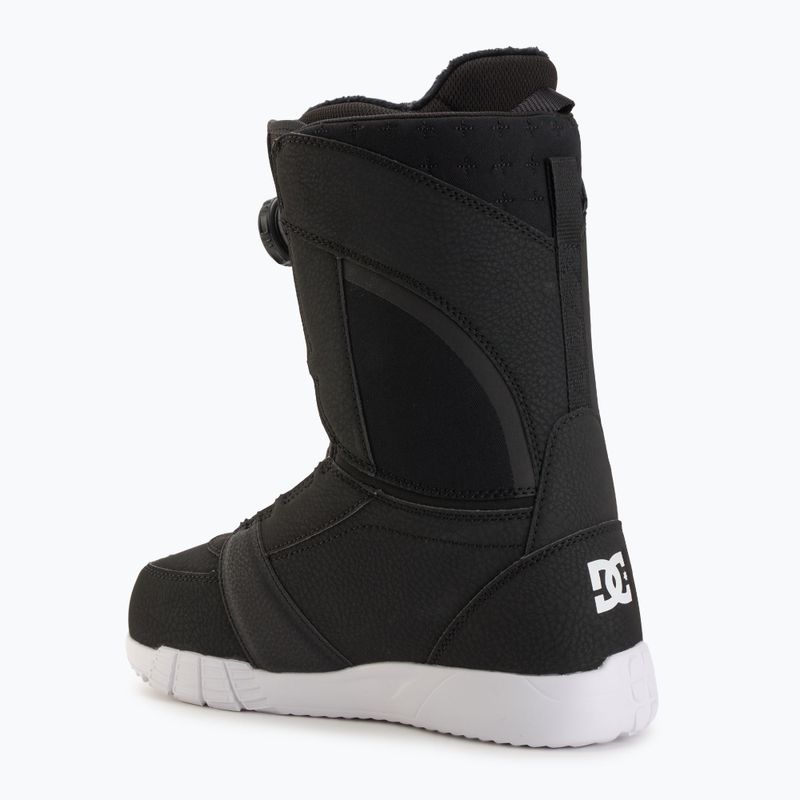 Női snowboard cipő DC Lotus black/white/black 2
