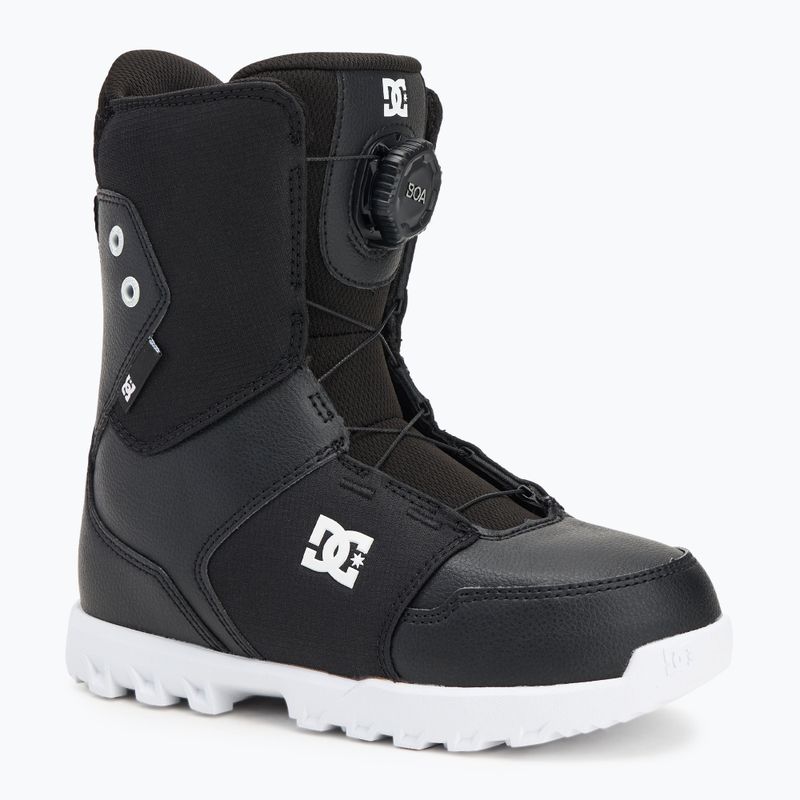 Gyerek snowboard cipő DC Youth Scout black/black/white