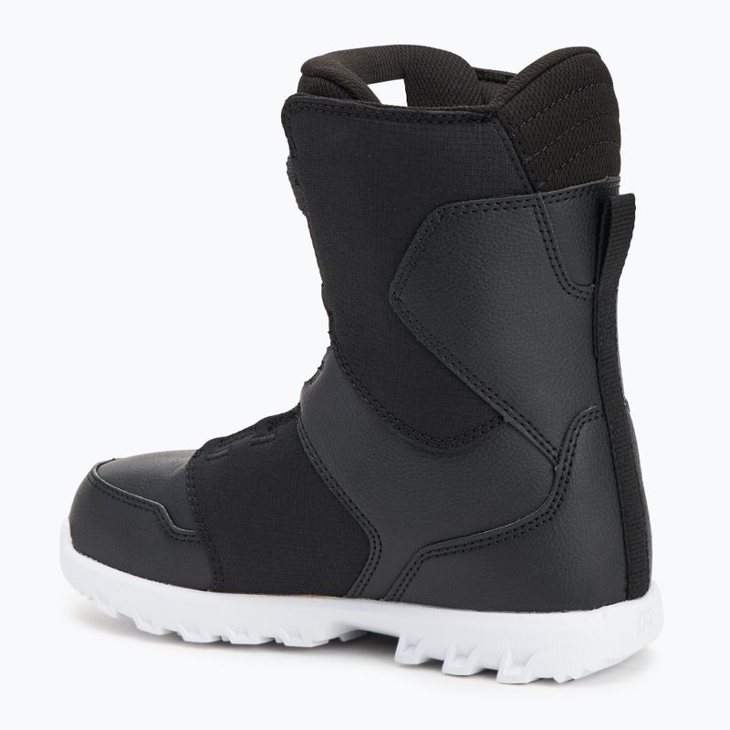 Gyerek snowboard cipő DC Youth Scout black/black/white 2