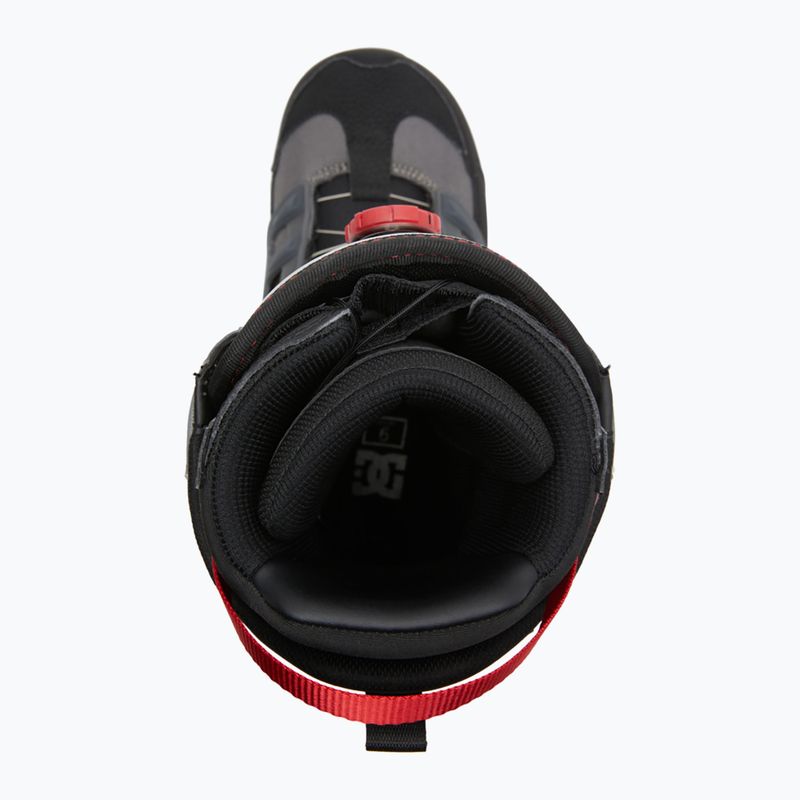 Férfi snowboard cipő DC Phantom black/grey/red 4