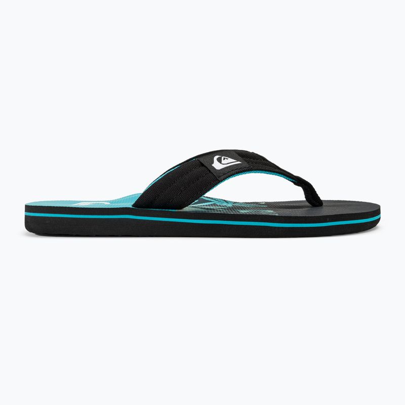 Férfi flop-flop papucs Quiksilver Molokai Layback II blue / black / blue 2