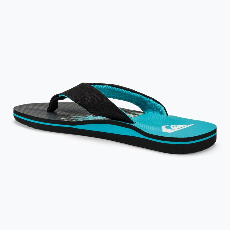 Férfi flop-flop papucs Quiksilver Molokai Layback II blue / black / blue 3