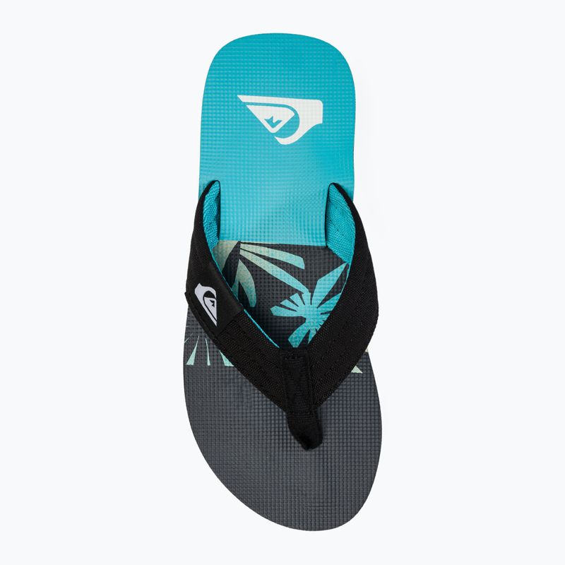 Férfi flop-flop papucs Quiksilver Molokai Layback II blue / black / blue 5