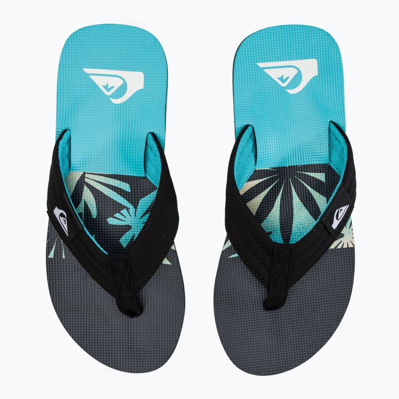 Férfi flop-flop papucs Quiksilver Molokai Layback II blue / black / blue 8