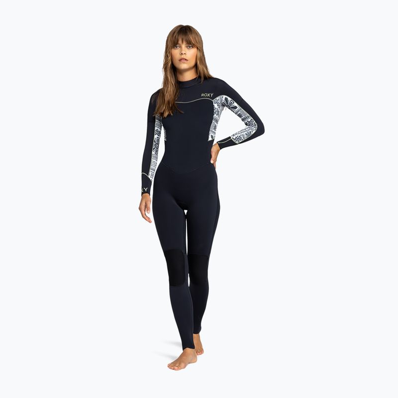 Női neoprén ruha ROXY 4/3 Swell Series Back Zip GBS egret mo rockin vibes