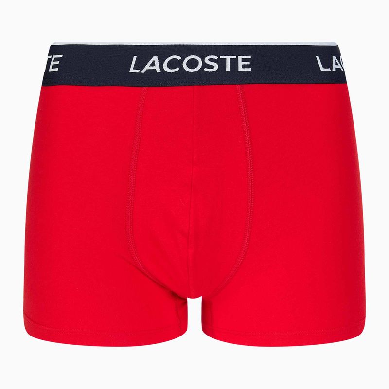 Lacoste boxeralsó 5H3389 W64 3 pár tengerészkék/vörös metilén 5