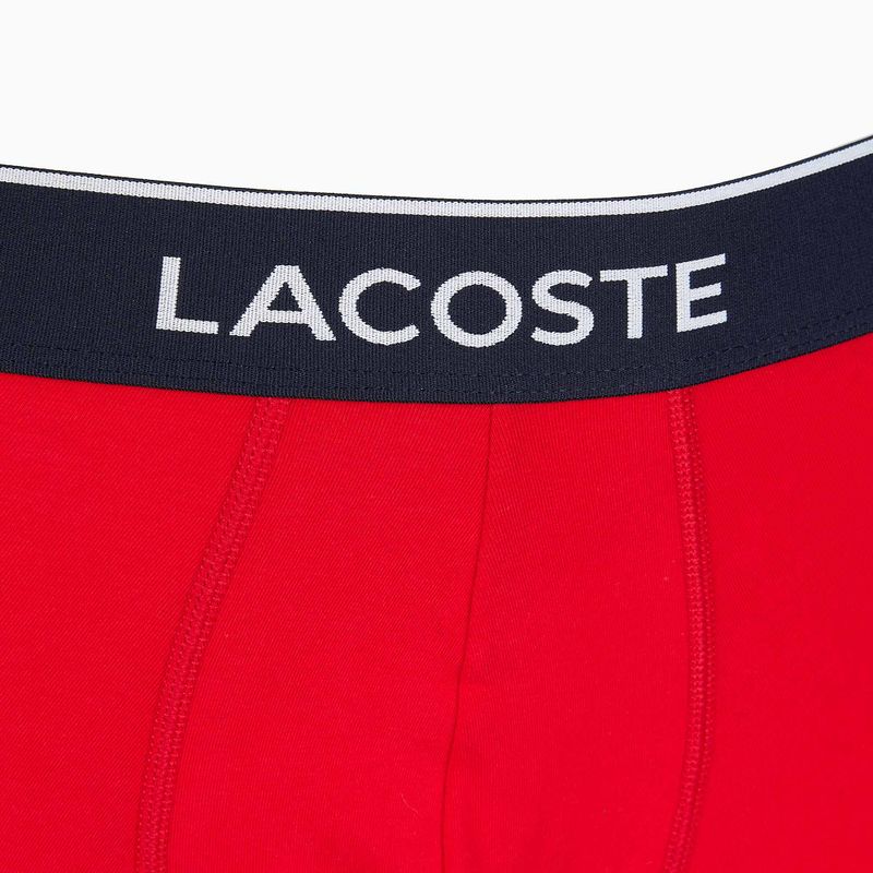 Lacoste boxeralsó 5H3389 W64 3 pár tengerészkék/vörös metilén 7