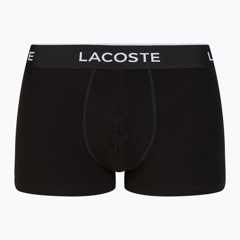 Lacoste boxeralsó 5H3389 NUA 3 pár fekete/fehér/ezüst chine 8