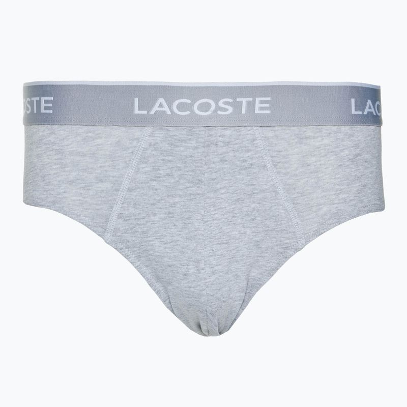 Lacoste férfi alsónadrág 8H3472 3 pár fekete/fehér/ezüst chine 3