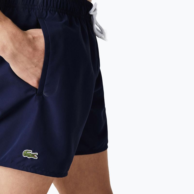 Férfi Lacoste úszónadrág MH6270 JB1 tengerészkék 4