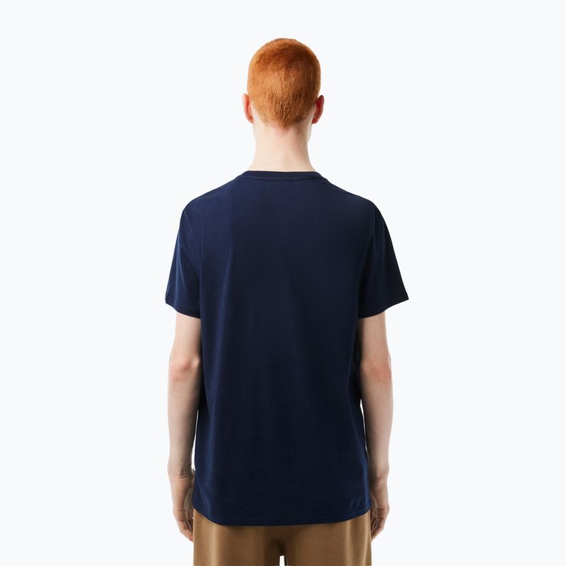 Férfi póló Lacoste TH6709 navy blue 2
