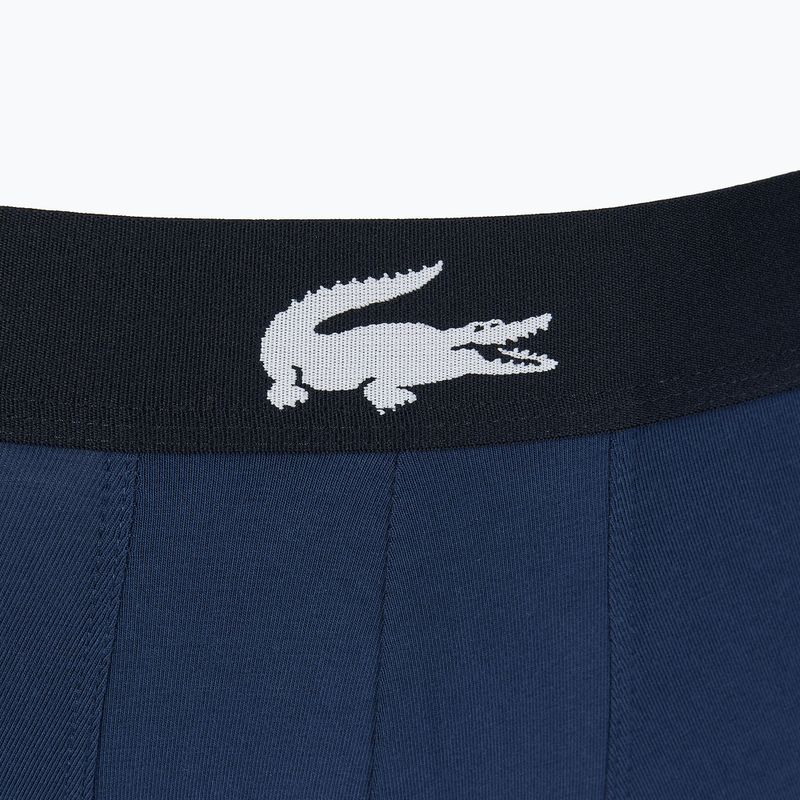 Lacoste boxeralsó 5H1803 BCK 3 pár tengerészkék-fehér/ezüst porcelán 8