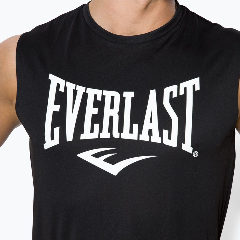 Férfi edző póló EVERLAST Sylvan fekete 873780-60 4