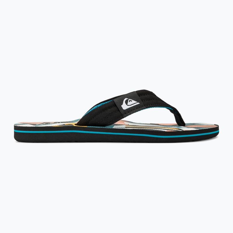 Férfi flop-flop papucs Quiksilver Molokai Layback II white / black / blue 2