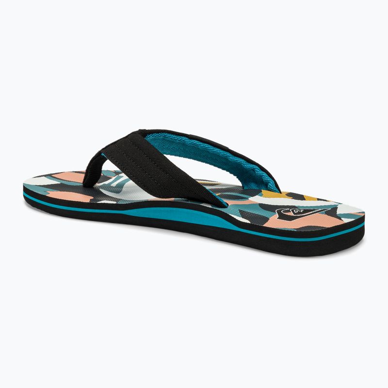 Férfi flop-flop papucs Quiksilver Molokai Layback II white / black / blue 3