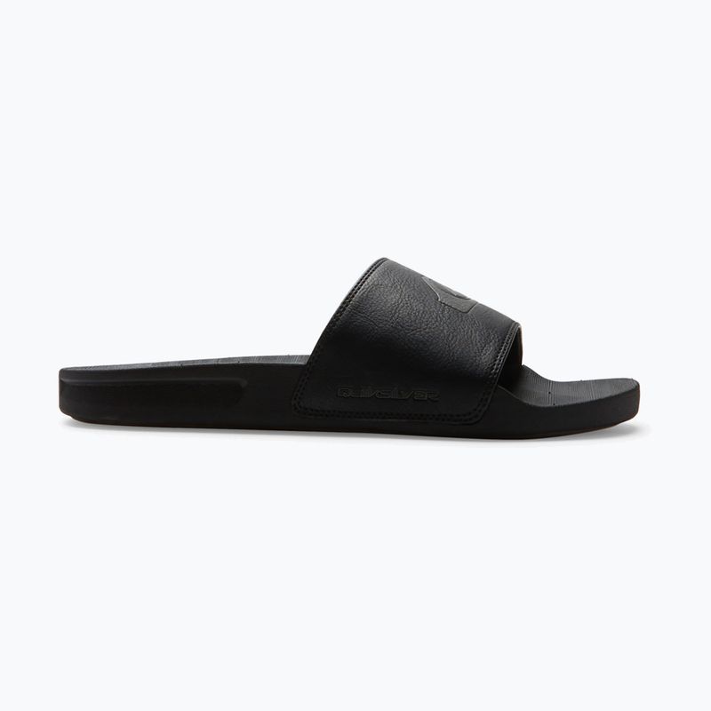 Quiksilver Rivi Nubuck Slide black 1 férfi papucs 2