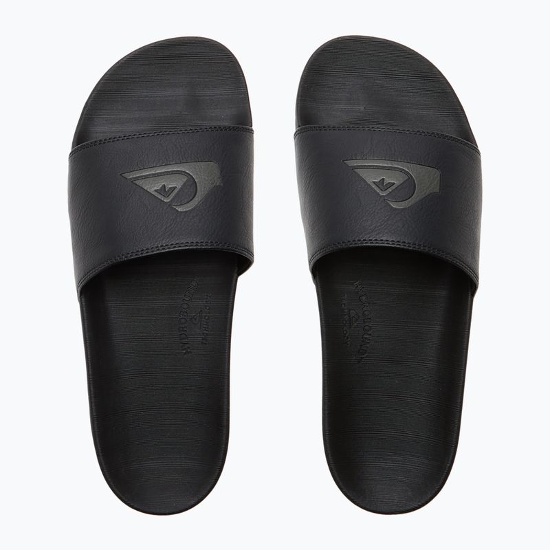 Quiksilver Rivi Nubuck Slide black 1 férfi papucs 4