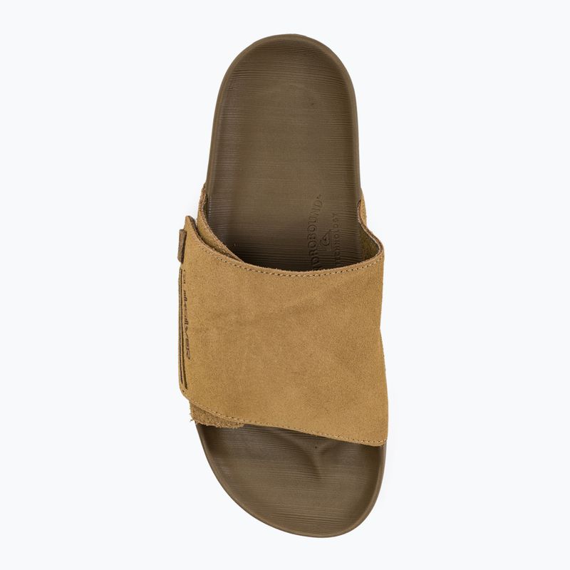 Quiksilver Rivi Suede tan 1 férfi papucs 5