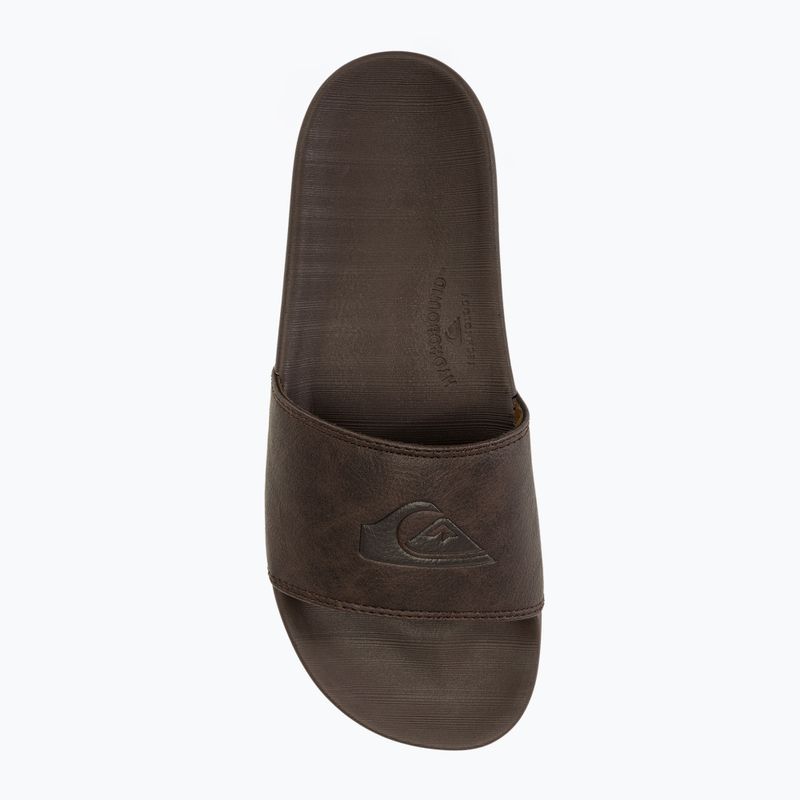 Quiksilver Rivi Nubuck Slide brown 1 férfi papucs 5