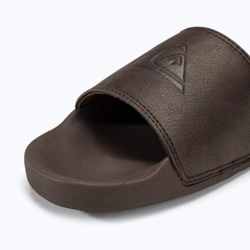 Quiksilver Rivi Nubuck Slide brown 1 férfi papucs 7