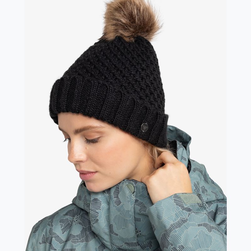 Női téli sapka ROXY Blizzard true black 4