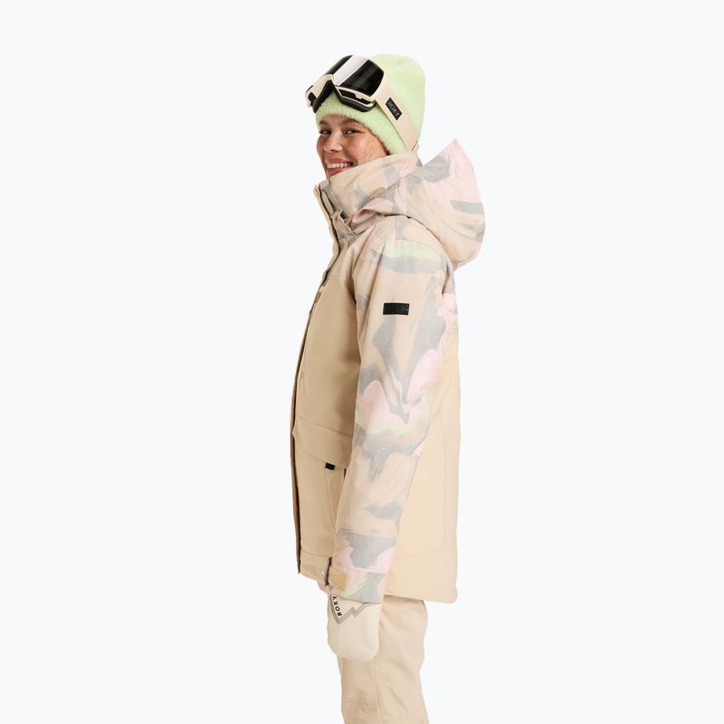 Női snowboard dzseki ROXY Dawnrae Parka pebble swirl 4