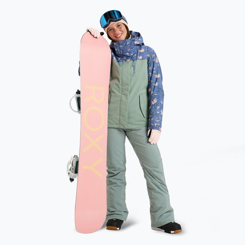 Női snowboard dzseki ROXY Roxy Roxy Jetty Block wild wind chloe blossom 2