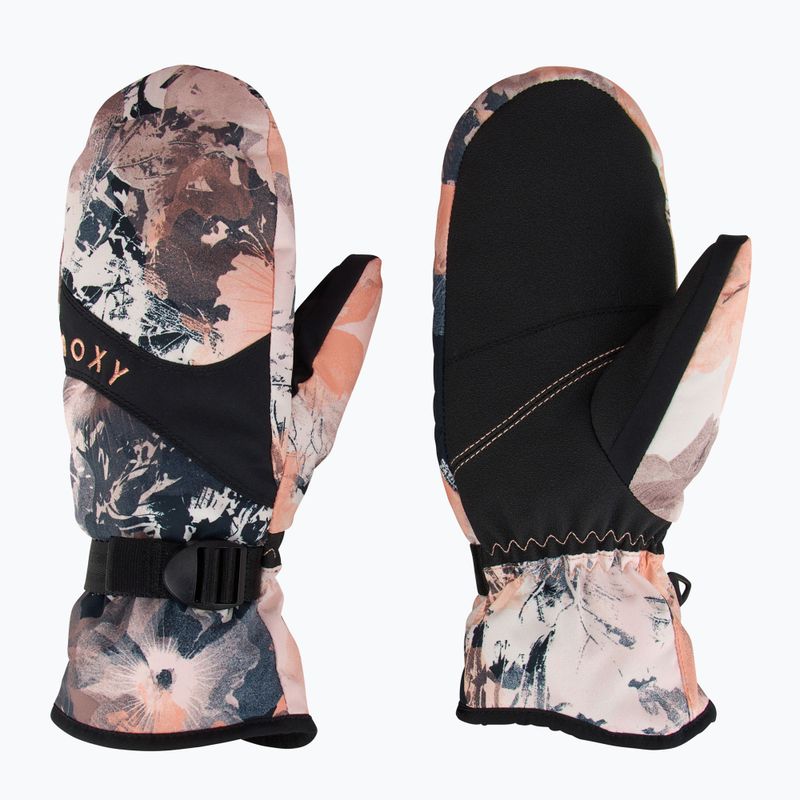 Női snowboard kesztyű ROXY Jetty Mitt peach pink dreamy picture