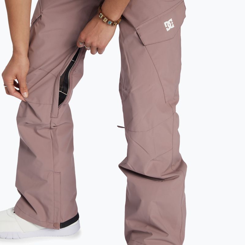 Női snowboard nadrág DC Nonchalant twilight mauve 6