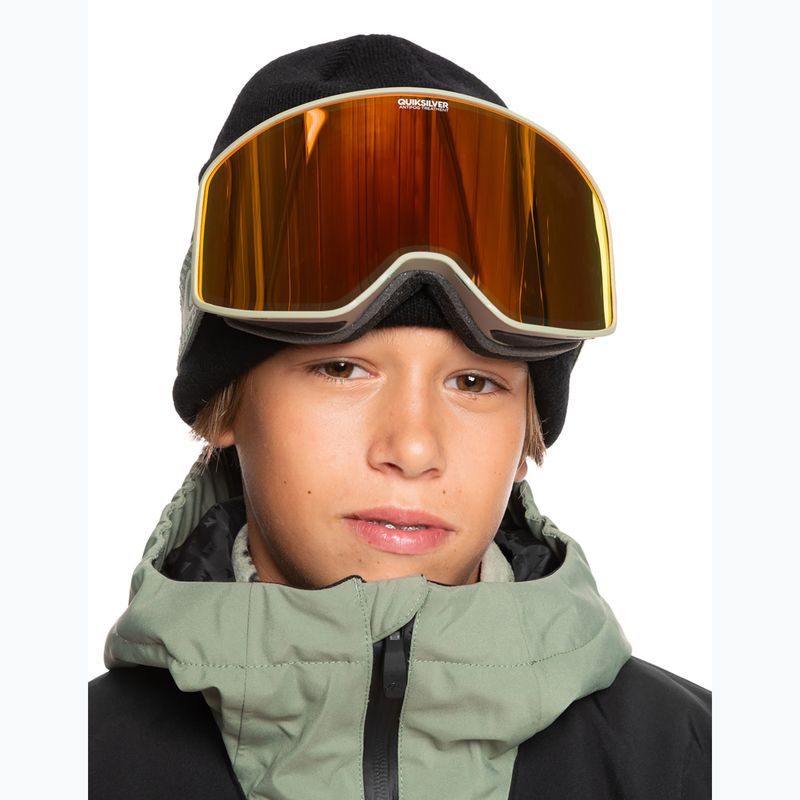 Quiksilver Storm tengeri spray/piros ml snowboardszemüveg 4