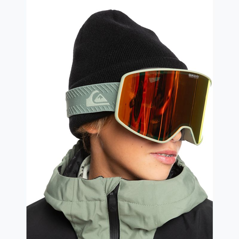 Quiksilver Storm tengeri spray/piros ml snowboardszemüveg 6