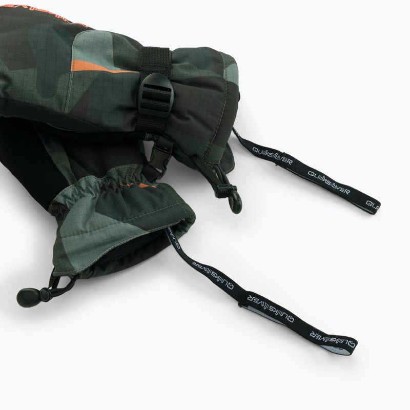 Gyerek snowboard kesztyű Quiksilver Mission Mitt puzzle camo sea spray 6