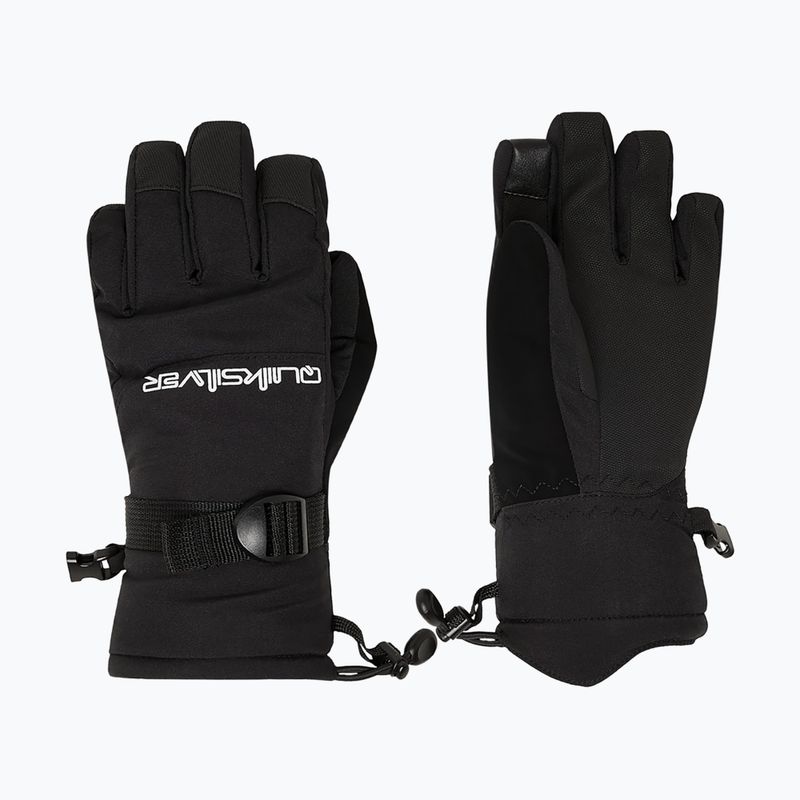 Gyerek snowboard kesztyű Quiksilver Mission true black