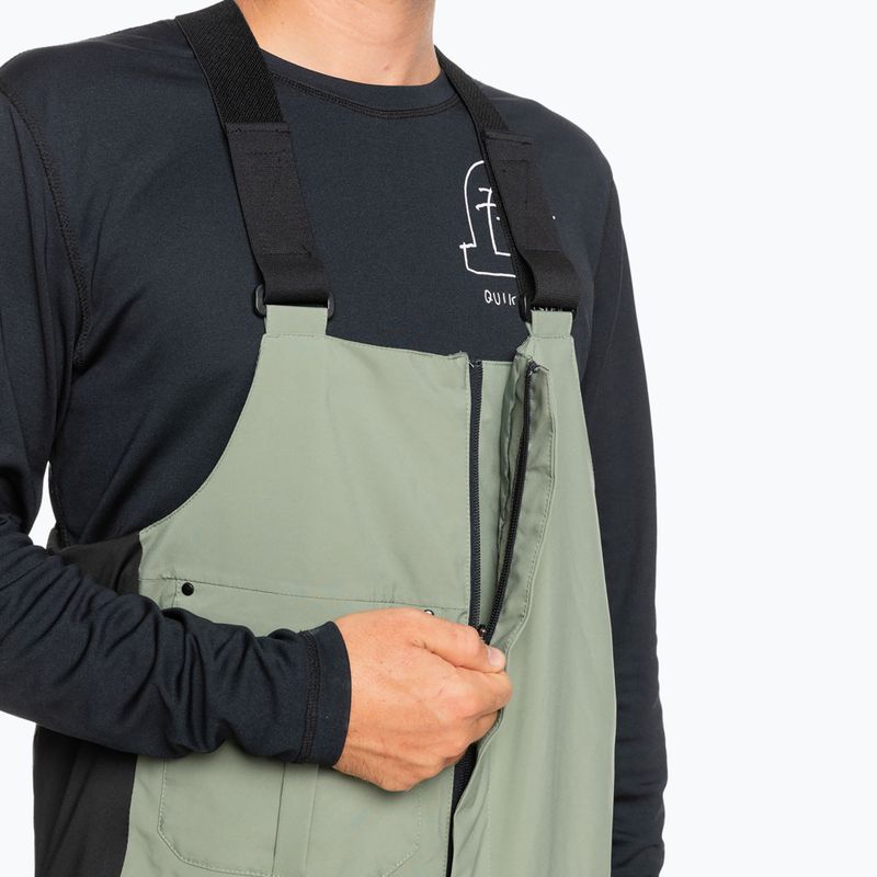 Férfi Quiksilver Utility Bib tengeri spray snowboard nadrág 5