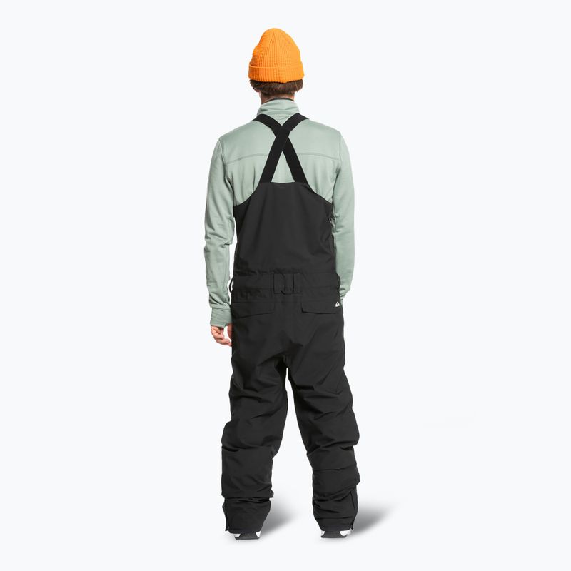 Férfi Quiksilver Utility Bib snowboard nadrág igaz fekete 2