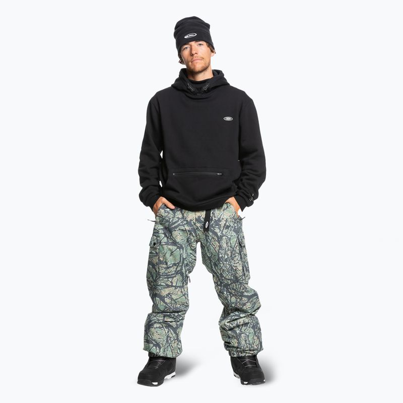 Férfi snowboard nadrág Quiksilver Snow Down Cargo woodland abstract sea spray 2