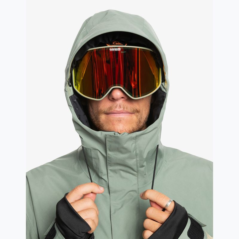Férfi snowboard kabát Quiksilver High Altitude Gore-Tex sea spray 4