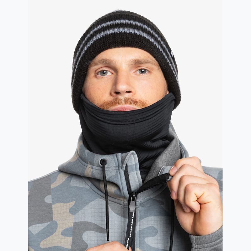 Férfi snowboard pulóver Quiksilver Shredder Hoodie puzzle camo ice flow 5