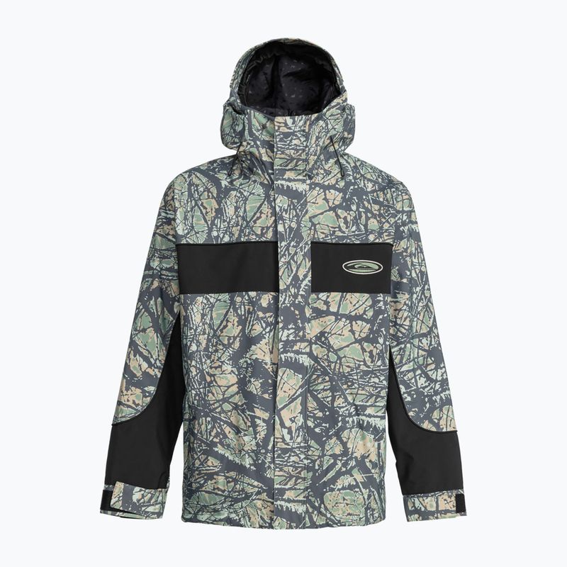 Férfi snowboard kabát Quiksilver High Altitude 20K woodland abstract sea spray 5