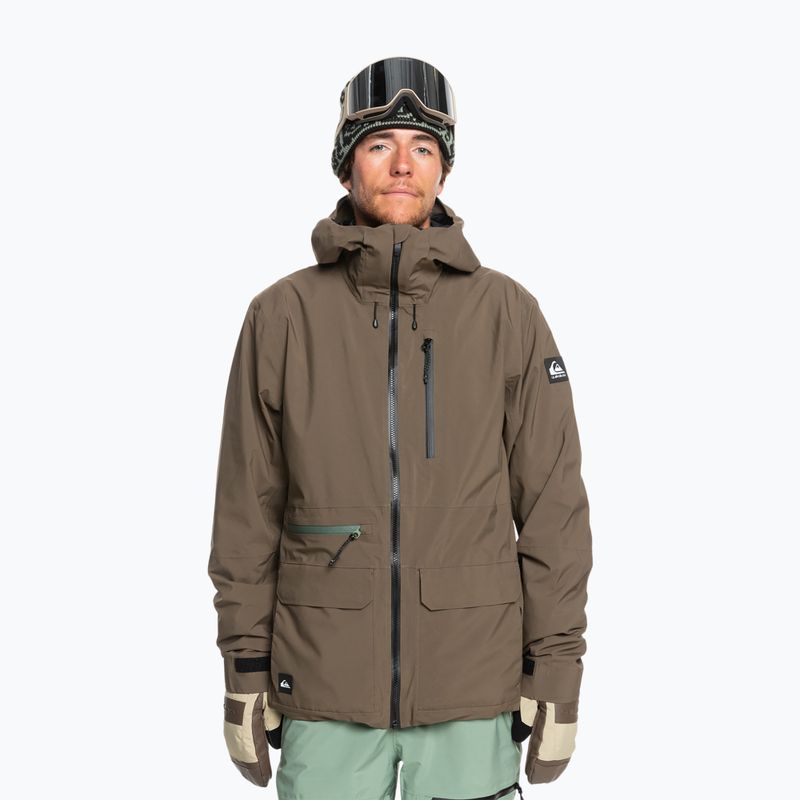 Férfi snowboard kabát Quiksilver Quest Stretch 20K canteen