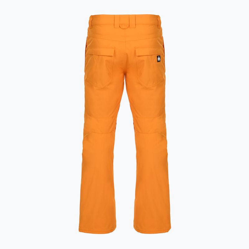 Férfi snowboard nadrág Quiksilver Estate orange pepper 8