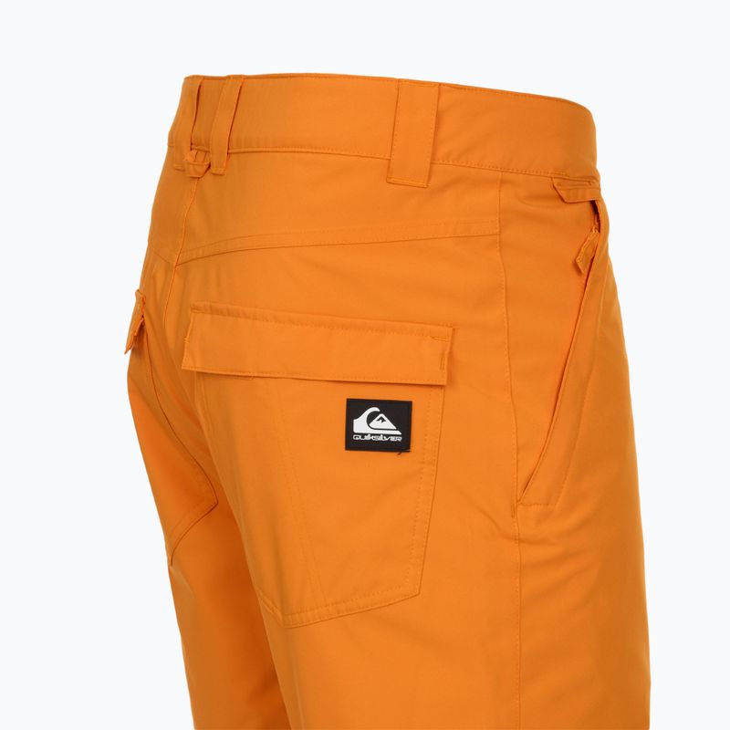 Férfi snowboard nadrág Quiksilver Estate orange pepper 10