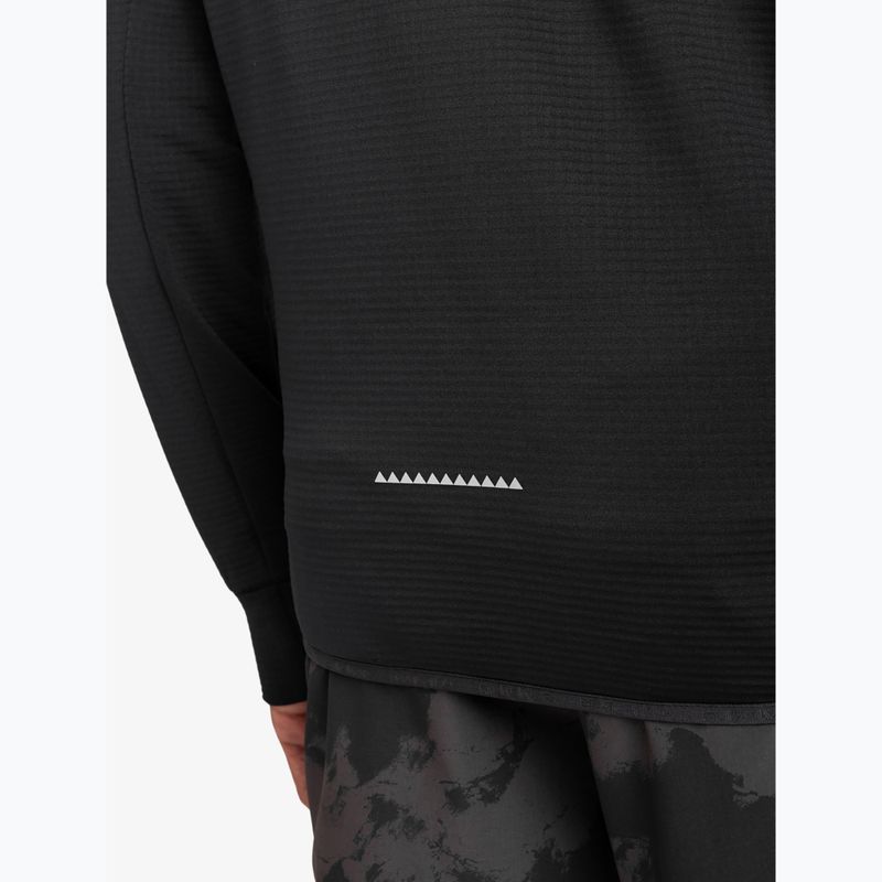 Férfi snowboard pulóver Quiksilver Steep Point Half Zip Fleece true black 6