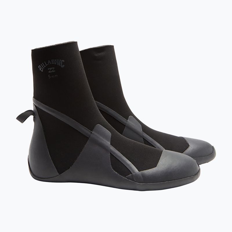 Férfi Billabong 5mm Absolute Round Toe neoprén cipő fekete