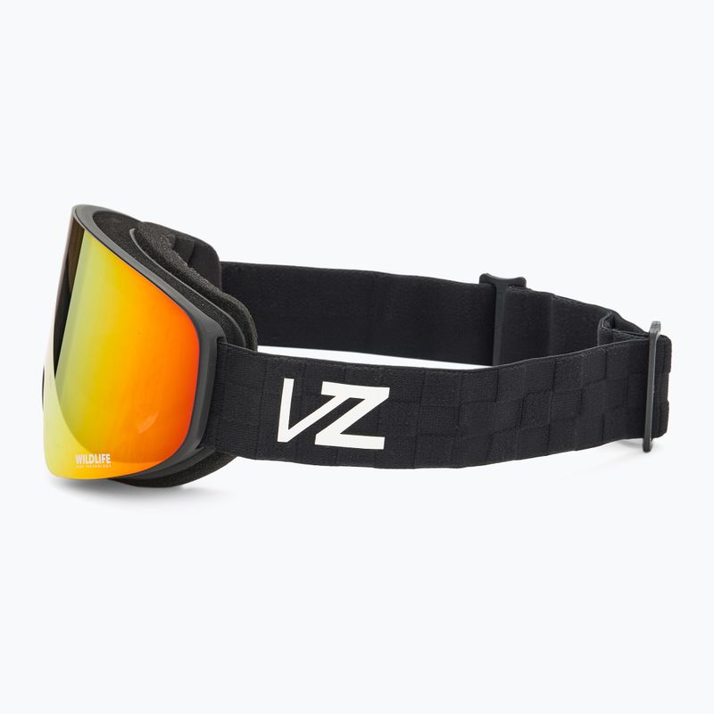 VonZipper Encore fekete szatén / wildlife tűz króm snowboard szemüveg 4