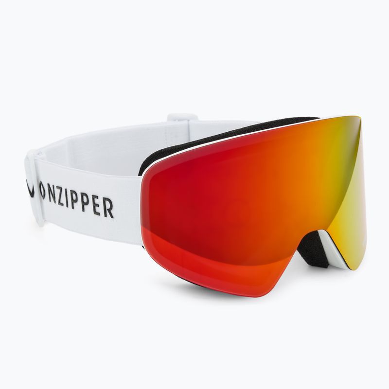 VonZipper Encore fehér/wildlife tűz króm snowboard szemüveg