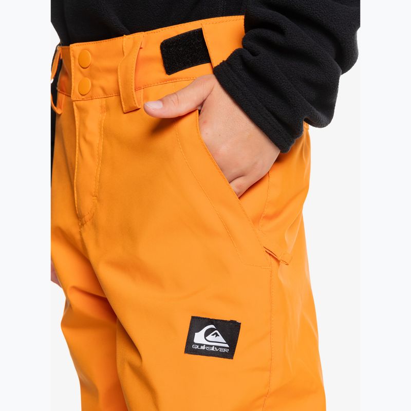 Quiksilver Estate narancssárga borsos gyermek snowboard nadrág 6