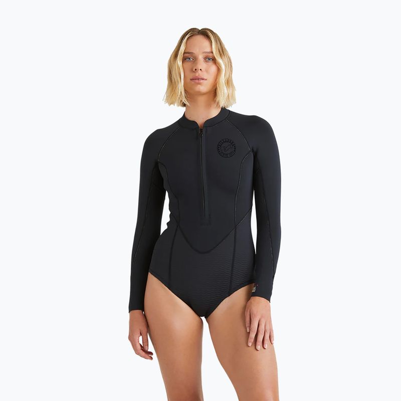 Női Billabong 2/2 mm Salty Dayz Natural LS Spring fekete úszó úszógumi